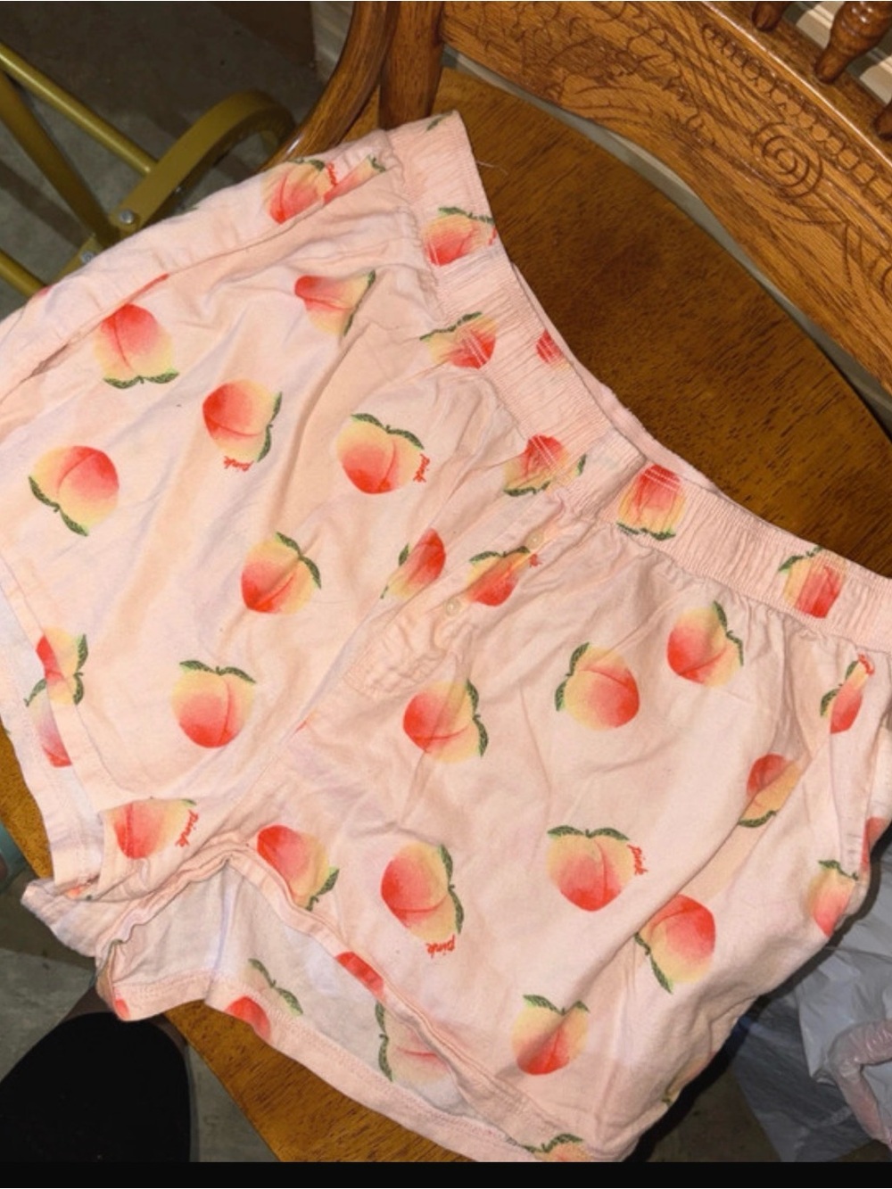 Victoria’s Secret women  Peach-Print Pink Shorts